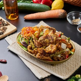 Pad Prik Thai Dum Soft Shell Crab