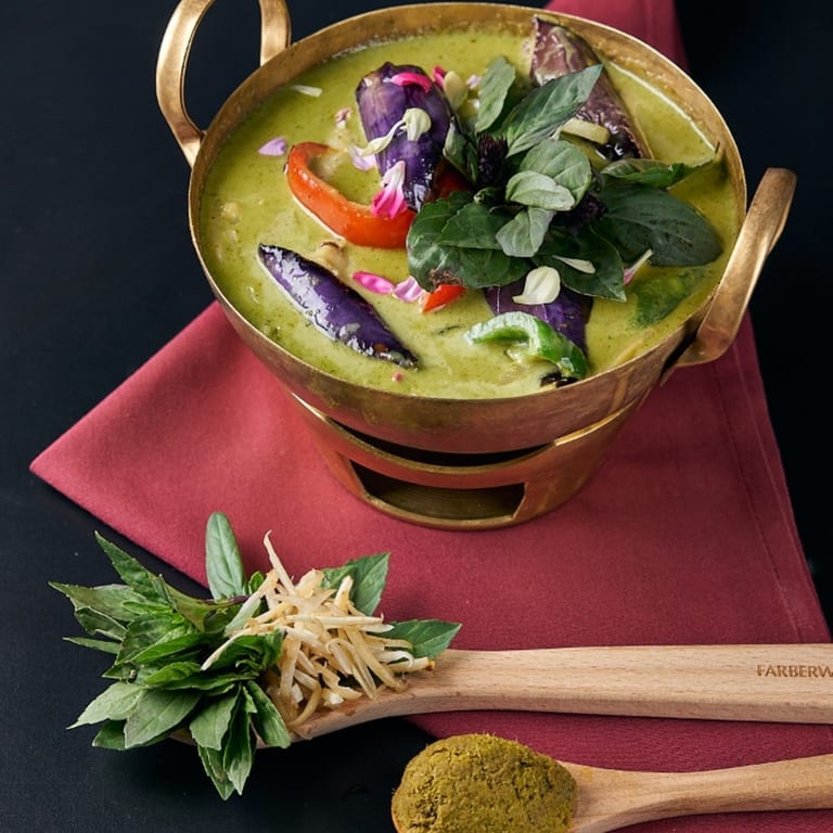 Delicious Green Curry Awaits